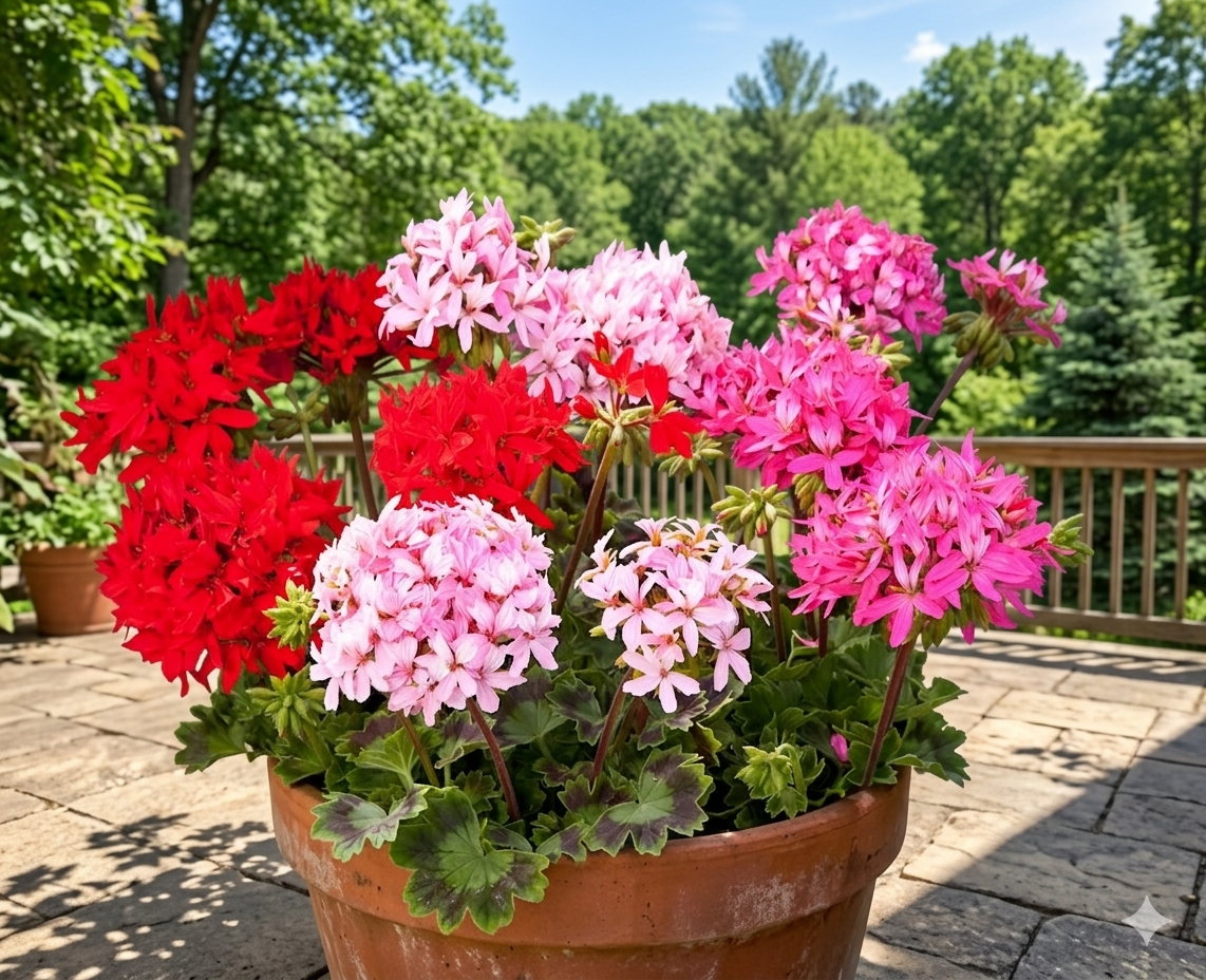 Darželinė pelargonija F1 Quantum Mix - Image 3